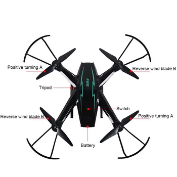 Karšto Pardavimo Mini Quadcopter Begalvis Drone, Nuotolinio Valdymo Fiksuotas Aukštis Plaukioja Lauko Žaislų Drone