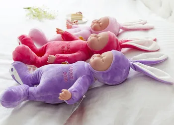 Kawaii Miega kūdikių lėlės reborn minkštas pliušinis elektros dainuoja lėlės mergaitėms gimtadienio dovana vaikams poupee žaislai boneca