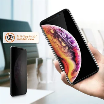 Keramikos Privatumo matinio Protector, Iphone 11 12 Pro XR X XS Max 6s 6 7 8 Plus SE 2020 Apsaugos Ne Stiklo Screen Protector