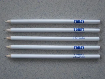 Kinija tiekėjas juoda natūralus baltas rašyti pieštukai skatinimo produktų pieštukas black medžio pieštukas be trintukas