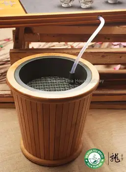 Kinijos Gongfu Arbatos Nuotekų Bambuko Kibirą Bakas