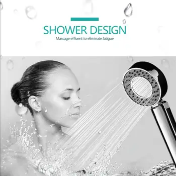 Kišeninis Showerhead vonios daugiau vandens apsaugos nuimamas dizainas patobulintas slėgio tris adjustale rūšių aukštos kokybės