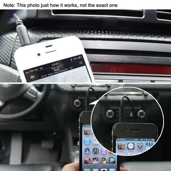 KKmoon Automobilių AUX Įvesties Režimas Kabelis iPod Telefono MP3 3.5 mm AUX-Garso Muzikos Adapterio Kabelis, skirtas VW Smart 450 Automobilių Stilius