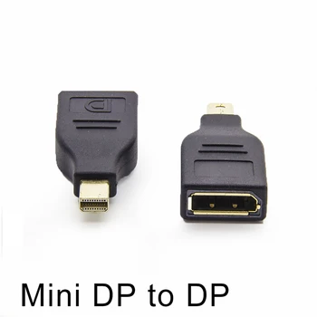 Kokybės Mini Display Port Male Rodyti Uosto Moterų Adapteris Konverteris Mini DP, kad DP