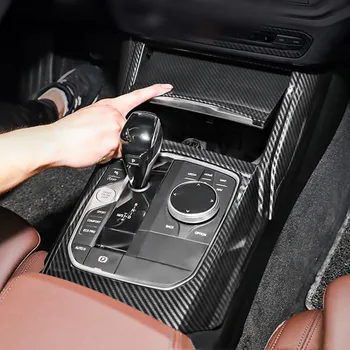 Konsolė Pavarų Perjungimo Rėmelio Apdaila Padengti Apdaila 3Pcs BMW 3 Serijos G20 G28 2020 LHD ABS Automobilių Stiliaus Interjero Modifikuotas