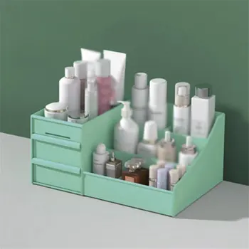 Korėjos stiliaus kosmetikos langelį darbalaukyje kosmetikos laikymo dėžutė stalčių tipo plastiko papuošalų laikymo dėžutė kosmetikos stalčiuko