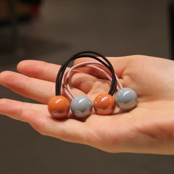 Korėjos versija, galvos apdangalas, dvigubo ekrano užsklandą, gumos juosta, akrilo plaukų žiedas, mielas kamuolys kortelę su plaukų virvė