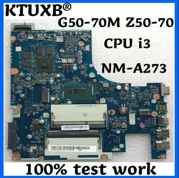 KTUXB ACLUA/ACLUB NM-A273 plokštė Lenovo Z50-70 G50-70M nešiojamojo kompiuterio pagrindinė plokštė CPU i3 4030U GT840M 2G bandymo GERAI