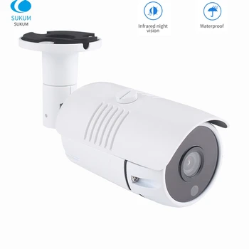 Kulka HAINAUT Kamera Lauko 3,6 mm Objektyvas, OSD Meniu, atspari Vandeniui 1080P IR-CUT Naktinio Matymo Saugumo Kameros