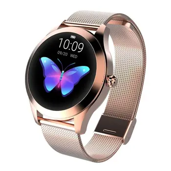 KW10 Vandeniui Smart Watch Moterų Miela Apyrankė Širdies ritmo Monitorius Miego Stebėjimo Smartwatch Prisijungti 