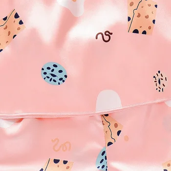 Kūdikis Sleepwear Kūdikių Mergaičių Naktiniai Marškiniai, Pižamos Sūris Modelio Kilpos Nightshirt Nustatyti Trumpomis Rankovėmis Palaidinė Viršūnes+Šortai Sleepwear Vaikų Pižama