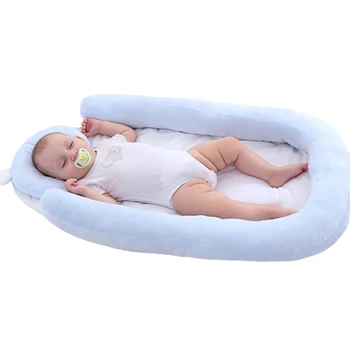 Kūdikių Bassinet, Nešiojamų Ultra Minkštas Kūdikių Ponaitis Lovos Čiužinys su Nuimamu Pagalvę Miegui Napping