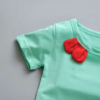 Kūdikių Mergaičių Drabužių Rinkiniai 2020 Metų Vasaros Lankas Vaikų marškinėliai+Kietas Šortai 2VNT Vaikams, Apranga, Kostiumas Vasaros Mados Tracksuit