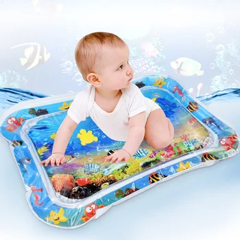 Kūdikių Pripučiami Vandens Pagalvėlės Kūdikio Pripučiami PVC Padas Vandens Pagalvėlė Jūrų Pasaulį Nuskaitymo Žaislas