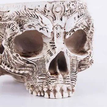 Kūrybos Dervos 3D Kaukolės Galvą Augalų Vaza Kūrybos Sultingi Augalų Sodinamoji Sodo Namų Dekoro Helovinas Šalis Dekoro Dovanos