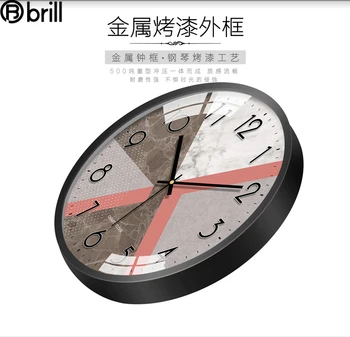 Kūrybos Sienos Žiūrėti Laikrodžio Mechanizmas Virtuvės Laikrodžiai Didelis Modernus Sieninis Laikrodis Metalo Kambarį Reloj De Sumalti Dovana Biuro Dekoras
