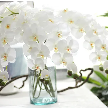 Labai Didelis Drugelis Orchidėja Mano, Gumos Drėkina Vestuvių Netikrą Gėlių Dirbtinių Gėlių Namų Dekoravimo, Modeliavimo Augalų