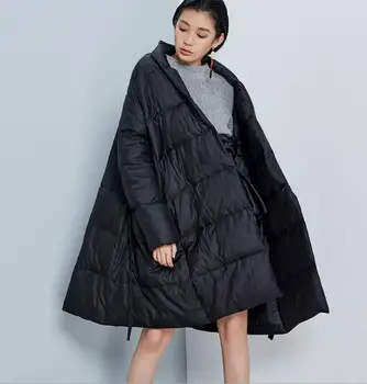 Laisvo Stiliaus Žemyn Žiemos Paltai Moterims 90% Ančių Pūkų Paltai Plus Size Žemyn Paltai