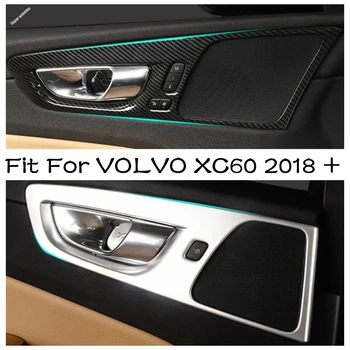 Lapetus Priedai Vidiniai Automobilio Duris, Patraukite Rankeną Dubenėlį, Padengti Trim 4 Vnt / Set / 2 Modelio Pasirinkimas ! Volvo XC60 2018 - 2021 ABS