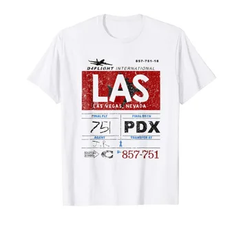 Las Las Vegase Int ' L Airport Derliaus Oro linijos Žymeklis Pilot Vasaros Stiliaus Mados, Vyrai Atsitiktinis Tees Naujovė T Shirts