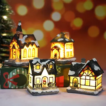 Lauko Baldai Lėlės Namas Prabangus Namas Miniatiūriniai LED Miniatiūriniai Namas Išskirtinį Šviesos Namuose Mini Kraštovaizdžio Įtaisą 