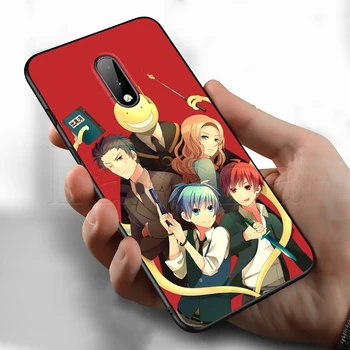Lavaza Anime Nužudymo Klasės Silikono Minkštas Atveju OnePlus 7T Pro 6T 6 5T 5