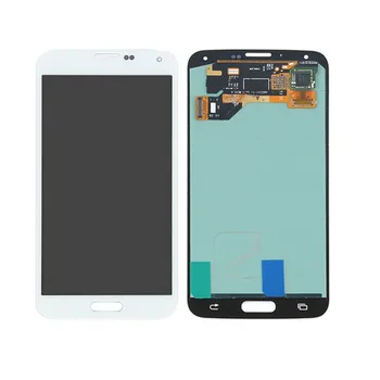 LCD Ekranas Jutiklinis Ekranas skaitmeninis keitiklis Samsung Galaxy S5 G900F G900FD