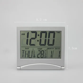 LCD Žadintuvas Skaitmeninio signalo Atidėjimo Laikrodžiai Elektroninių Kalendoriaus Dieną Oro Temperatūra Lyginimo Stalo Laikrodis Kelionių Namų Dekoro