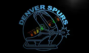 LD394 - Denver Spurs LED Neon Light Pasirašyti namų dekoro amatai