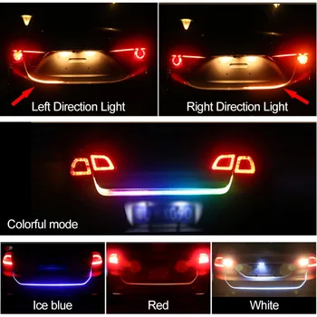 LED Automobilių apdailos žibintai spalvinga žibintai streamer led marquee vairo stabdžiai modifikuotų kamieno anti-uodegų žibintai dfdf