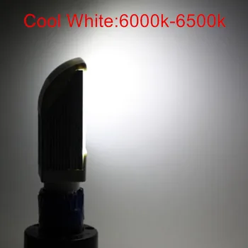 LED lempa Lemputė 10W 12W 15W COB LED Blub Horizonal Plug lempos AC85-265V LED vidinis Dėmesio Šiltai Balta/Šaltai Balta LED Lighing