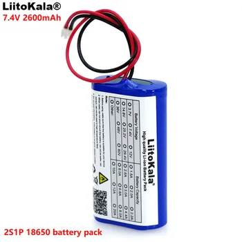 LiitoKala 7.2 V / 7.4 V / 8.4 V 18650 ličio baterija 2600 mA Įkrovimo baterija garsiakalbis garsiakalbis apsaugos valdyba