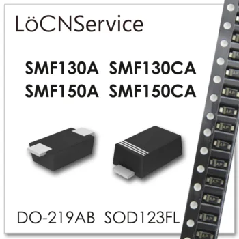 LoCNService 200PCS 3000PCS SOD123FL PADARYTI-219AB SMF130A SMF130CA SMF150A SMF150CA SMD 1206 TELEVIZORIAI SMF SMF130 SMF150