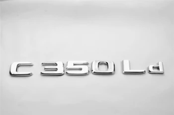 Logotipas Ženklelis Decal šildomos Galinės ABS Mercedes Benz C350Ld C300L C300Ld C300Le C250L C250Ld Automobilių Lipdukas 