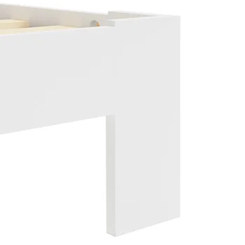 Lovos Rėmas Baltas Pušies masyvo Medienos 160x200 cm