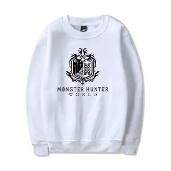 LUCKYFRIDAYF 2018 Monster Hunter Pasaulio negabaritinių hoodie Palaidinukė vyrų/moterų streetwear moletom masculino Hoodies mens megztinis