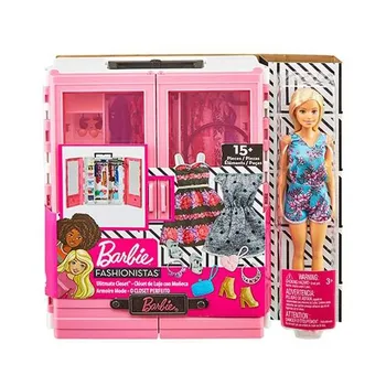 Lėlės Priedai Barbie Super Spinta su Mattel Lėlė