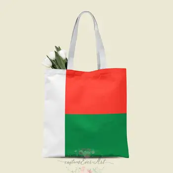 Madagscar nešti maišą užsakymą canvas tote krepšiai moterų mokytojų Gimtadienio Maišus Dovanų Maišelis asmeninį dovanos