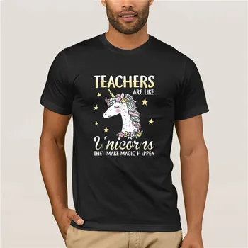 Mados 2020 tendencija T-shirt Moterų Tee Mokytojas Yra Vienaragiai Drabužių Didmeninės Spausdinti įgulos kaklo trumpomis rankovėmis atsitiktinis marškinėliai