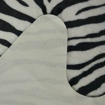 Mados Kambarį Zebra Modelio Kilimą Anti-slip Latekso Apačioje Miegamojo Grindų Kilimėlis 3D Atspausdintas Pieninių Karvių Dirbtiniais Kailio Kilimų ir Kiliminių