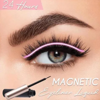 Magnetinio Blakstienos akių kontūro Blakstienų Curler Nustatyti 5 Magneto Magnetinio Pardavimo Magnetinio Klaidingų Ilgai Karšta Natūralių Blakstienų Eyelin S6C7