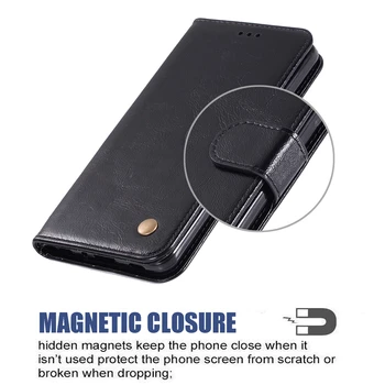 Magnetinio Odinis dėklas HTC U11 X10 vientisos Spalvos antidetonaciniai Kortelių Lizdai Piniginės Apversti Stovėti iPhone Padengti Coque