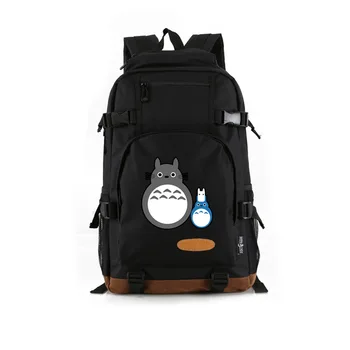 Mano Kaimynas Totoro Anime Bookbag Nešiojamojo kompiuterio Kuprinė Kuprinė Studentų, Mokyklos Maišus ir Paauglys, Berniukų, Mergaičių Mochila Feminina