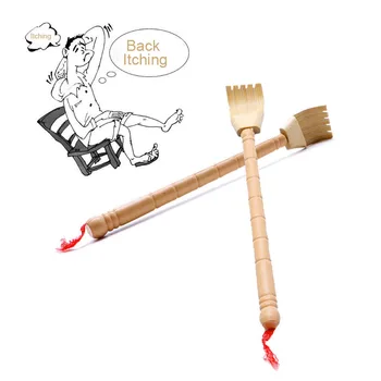 Masažas & Atsipalaidavimo Mediniai Patogu Bambuko Vyriais Atgal Medienos Body Massager Stick Roller Sveikatos Priežiūros Reikmenys 2A0227