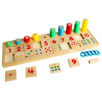 Mediniai Matematikos Žaidimas Valdybos Skaičius Įspūdį Rūšiavimo Montessori Žaislai Mokymosi Priemonės Vaikams ikimokyklinio amžiaus Vaikams