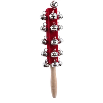 Mediniai Nešiojamą Jingle Bells Baras Pasivažinėjimas Stick Vaikams, Žaislas, Mušamųjų Instrumentų Žaislas Šalis, Vaikai, Vaikas, Anksti Švietimo Šokių Žaislas