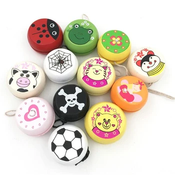 Mediniai Yo-yo Asmenybės Kūrybos Pastato Asmenybės Sporto Hobis Klasikinio Yoyo Žaislai Vaikams Kalėdų