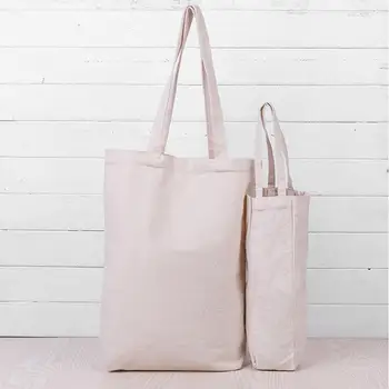Medvilnės Drobės Atsitiktinis Pirkinių Krepšys Balta Entire Draugiškas Aplinkai Organizatorius Krepšiai Moterų Ir Vyrų Kelionių Lauko Shopper Bag