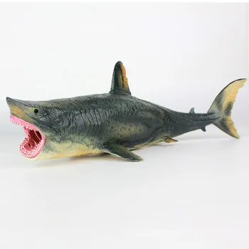 Megalodon Jūrų gyvūnų modelio ryklys klasikinis žaislai berniukams, vaikų