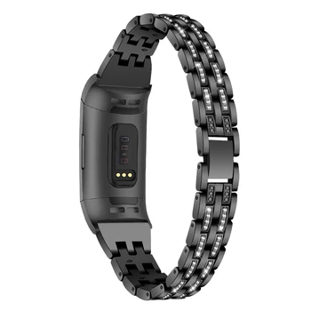 Metalo Watchband Riešo Dirželis Fitbit Charge3 Juosta, Nerūdijančio Plieno, Keičiamų Apyrankę Aksesuaras Fitbit Charge3 Žiūrėti Juosta